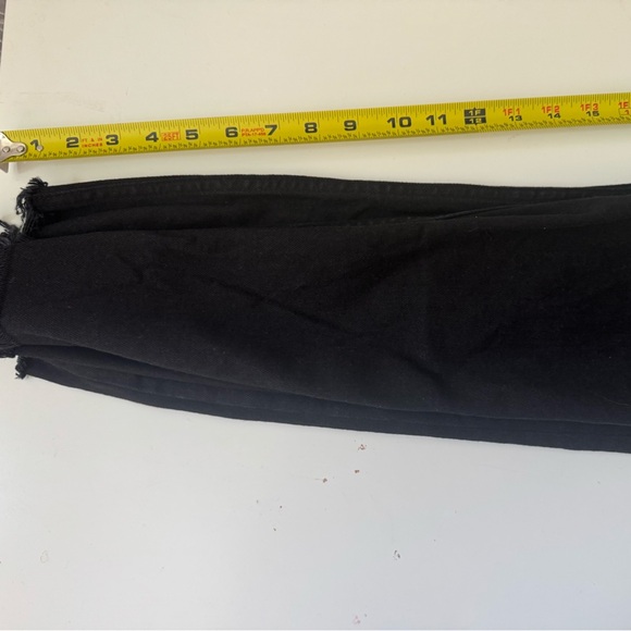 RE/DONE Jeans Womens Originals High Rise Loose Washed Black Rips Button Fly 27 - Picture 15 of 16